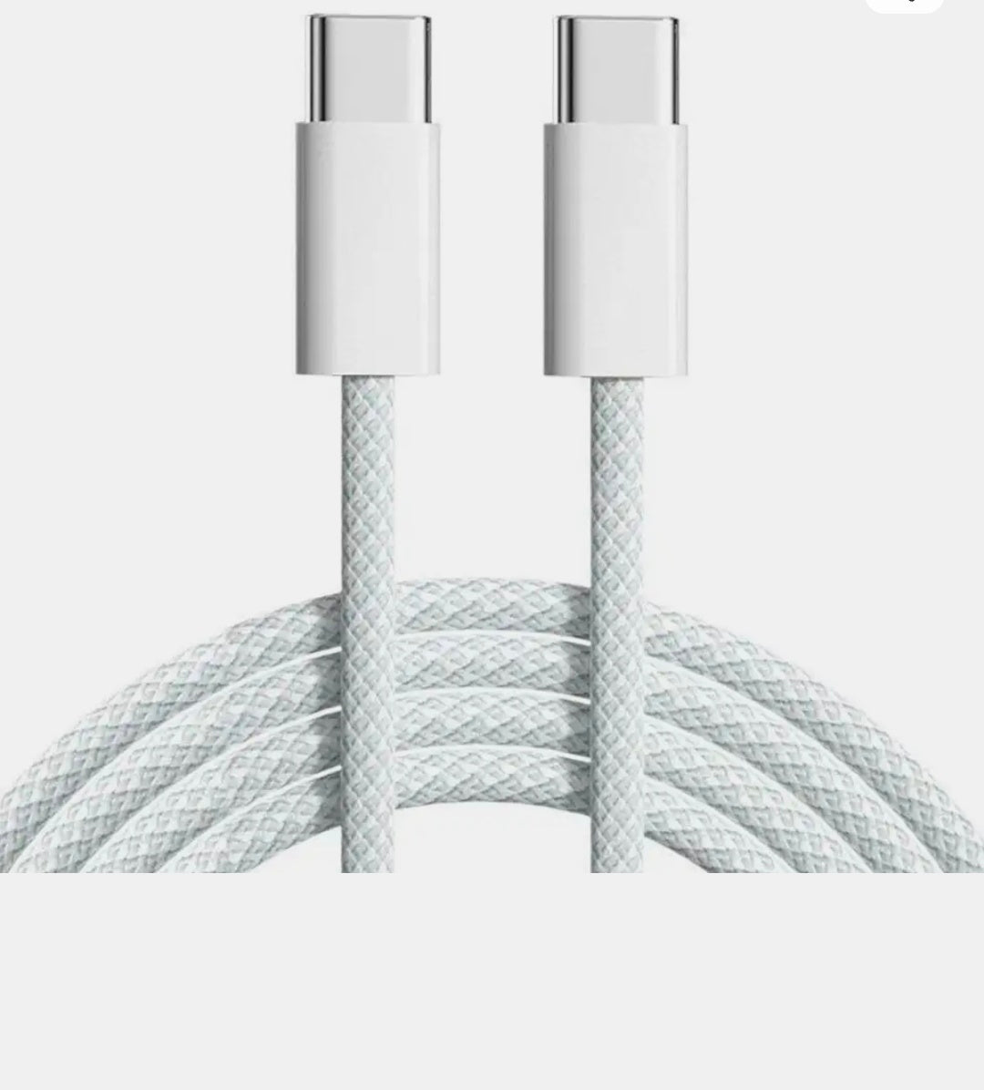 USB-C to USB-C Fast Charging Cable for iPhone – 1m | 6-Month Warranty